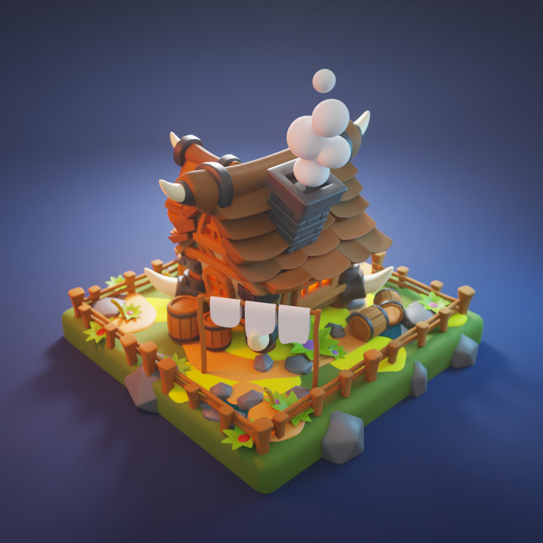 Stylized House by 3DRamenArt on DeviantArt