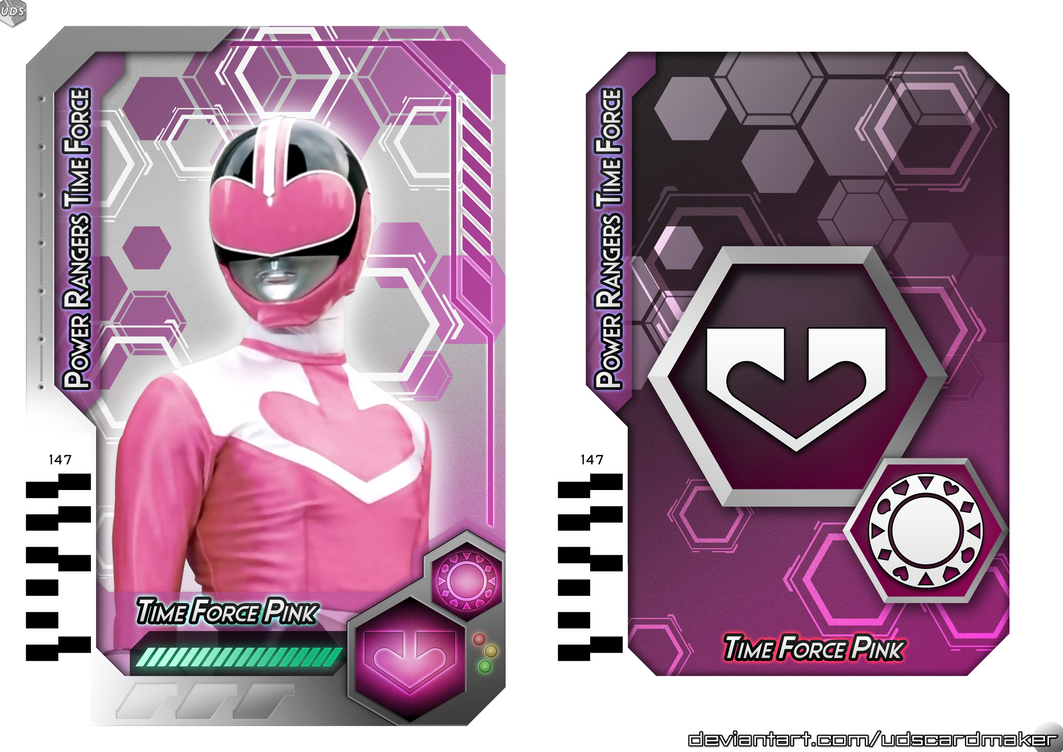 Time Force Pink- Ultra-Dimension Insp Card 0147 by UDSCardMaker on ...