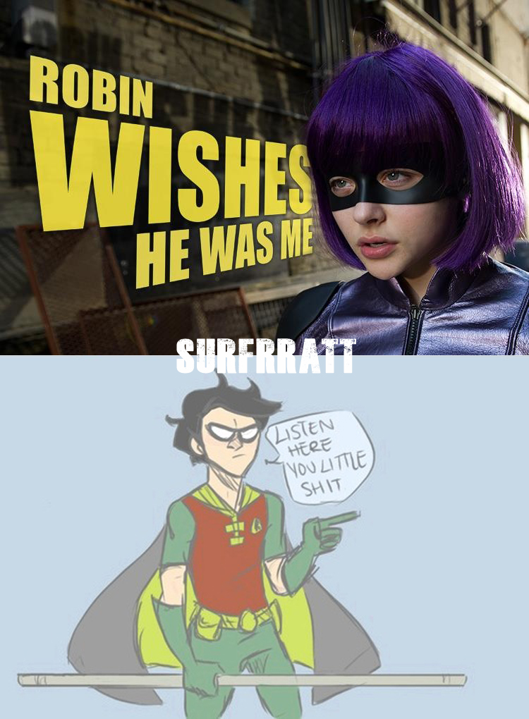 Robin and Hit Girl Meme