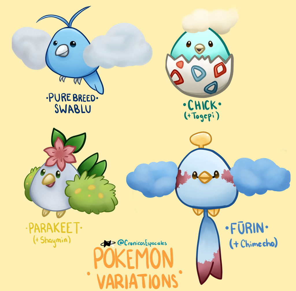 Vari Pokemon Pokemon Variations by SpaceRaccoon on DeviantArt
