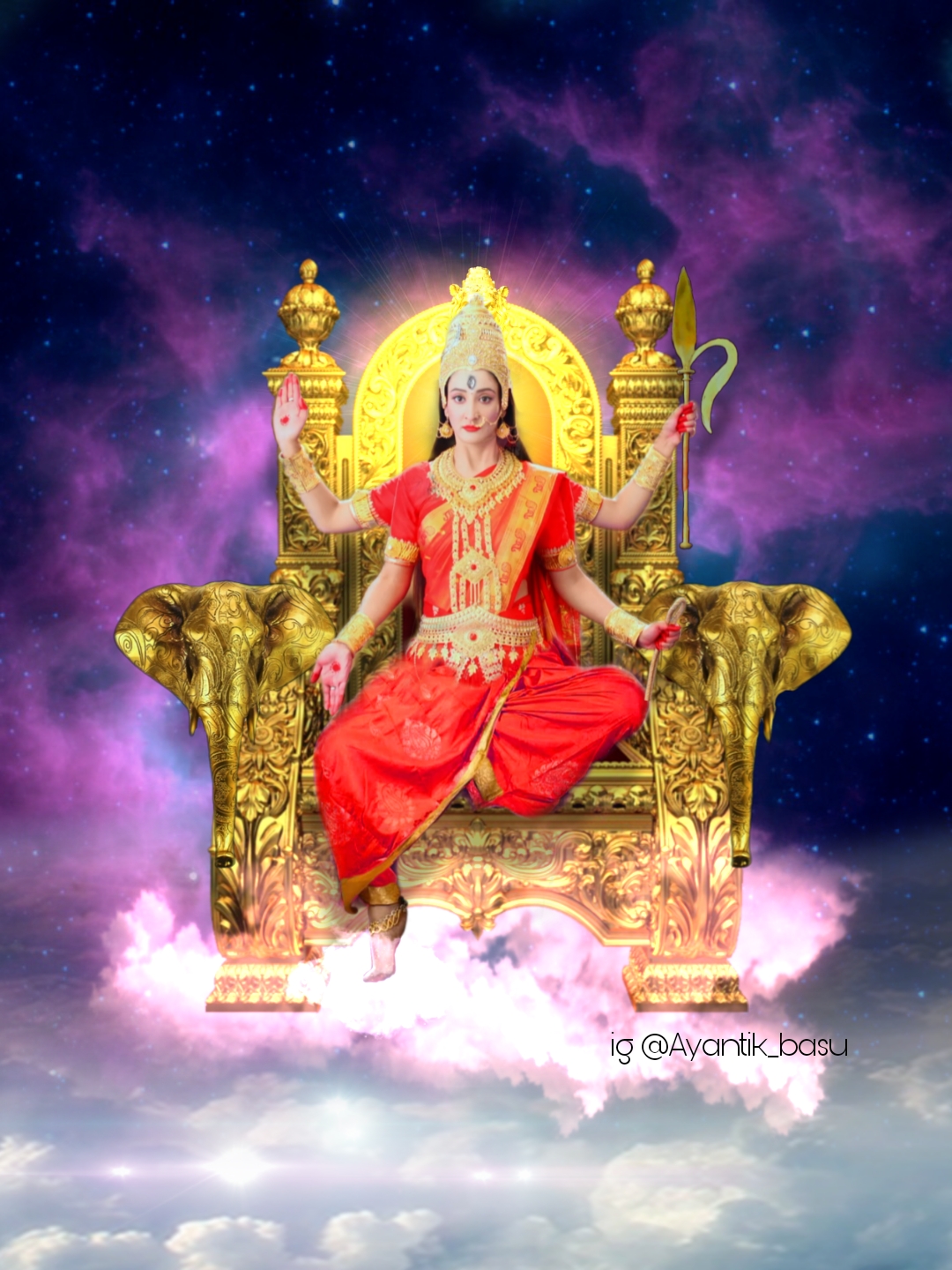 Bhuvaneshwari Devi in Baalshiv serial by KAMALIKABASU on DeviantArt
