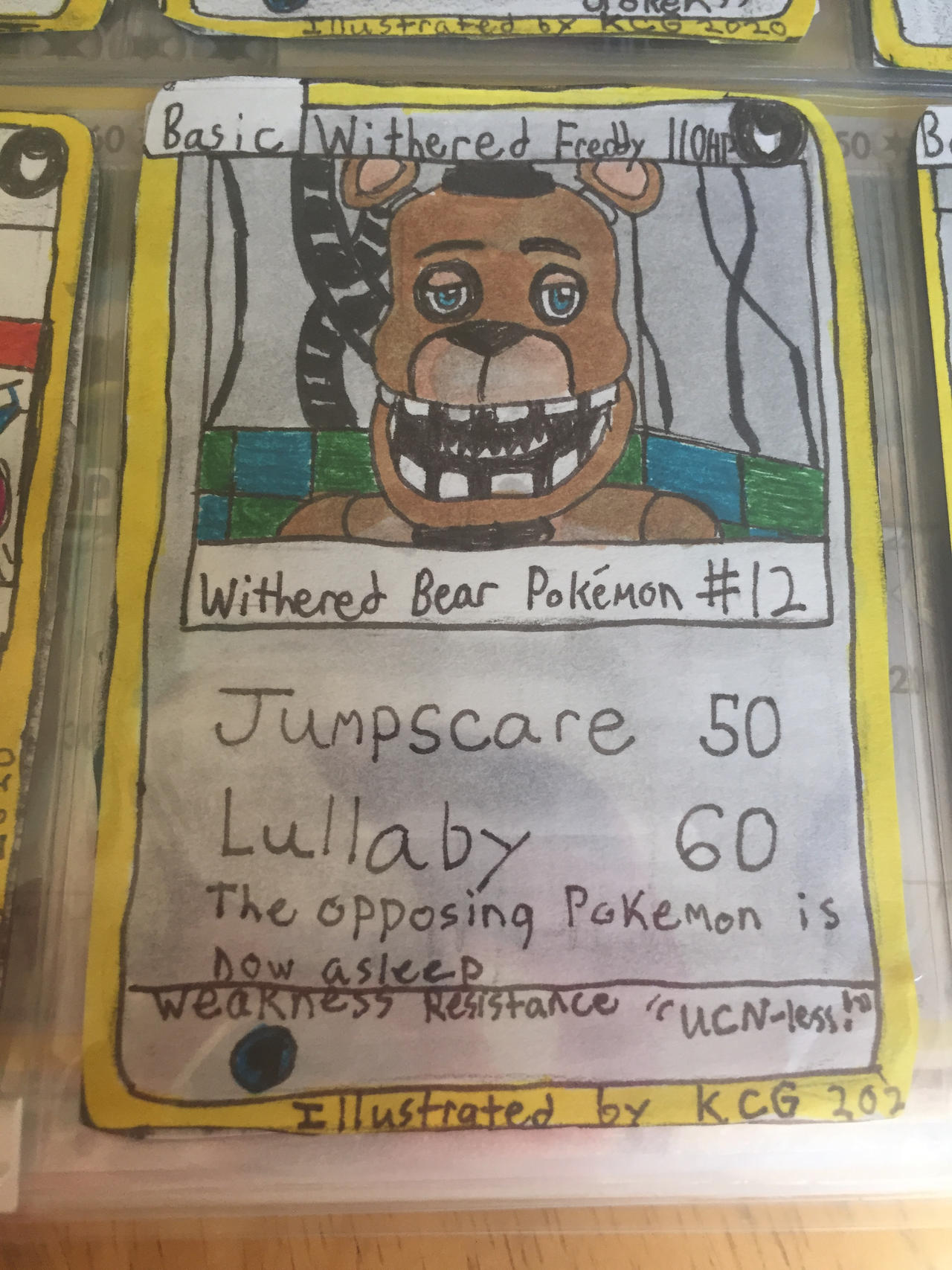 fnaf pokemon cards So what do you think of these custom fnaf pokemon cards that I made