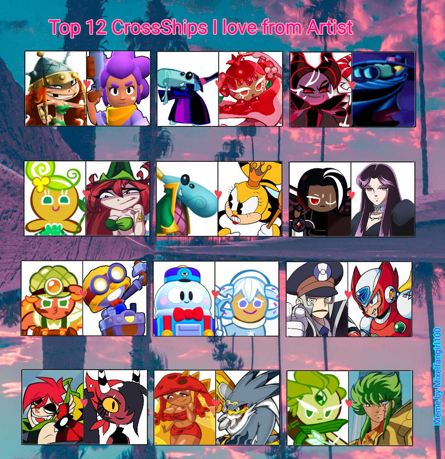 Top 12 Crossship From Artist part 5 by eeveerose340 on DeviantArt