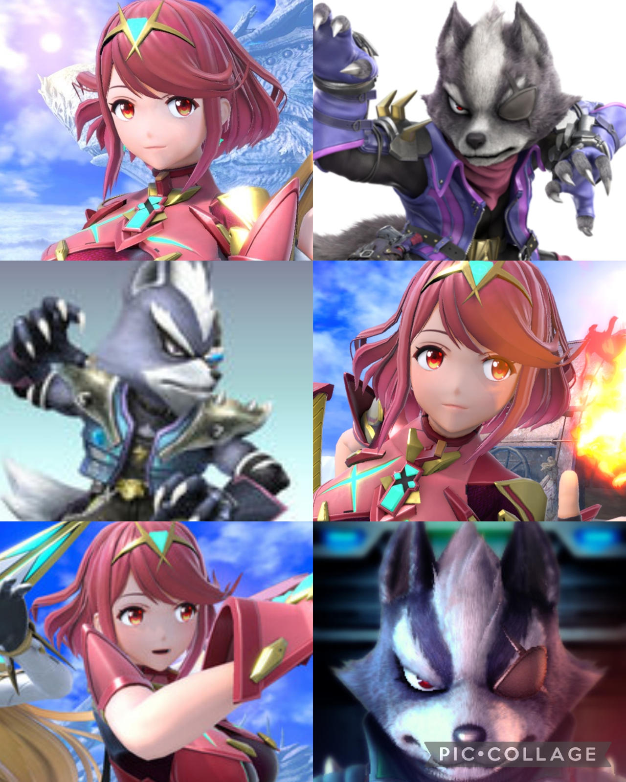 pyra x wolf (gift ) by eeveerose340 on DeviantArt