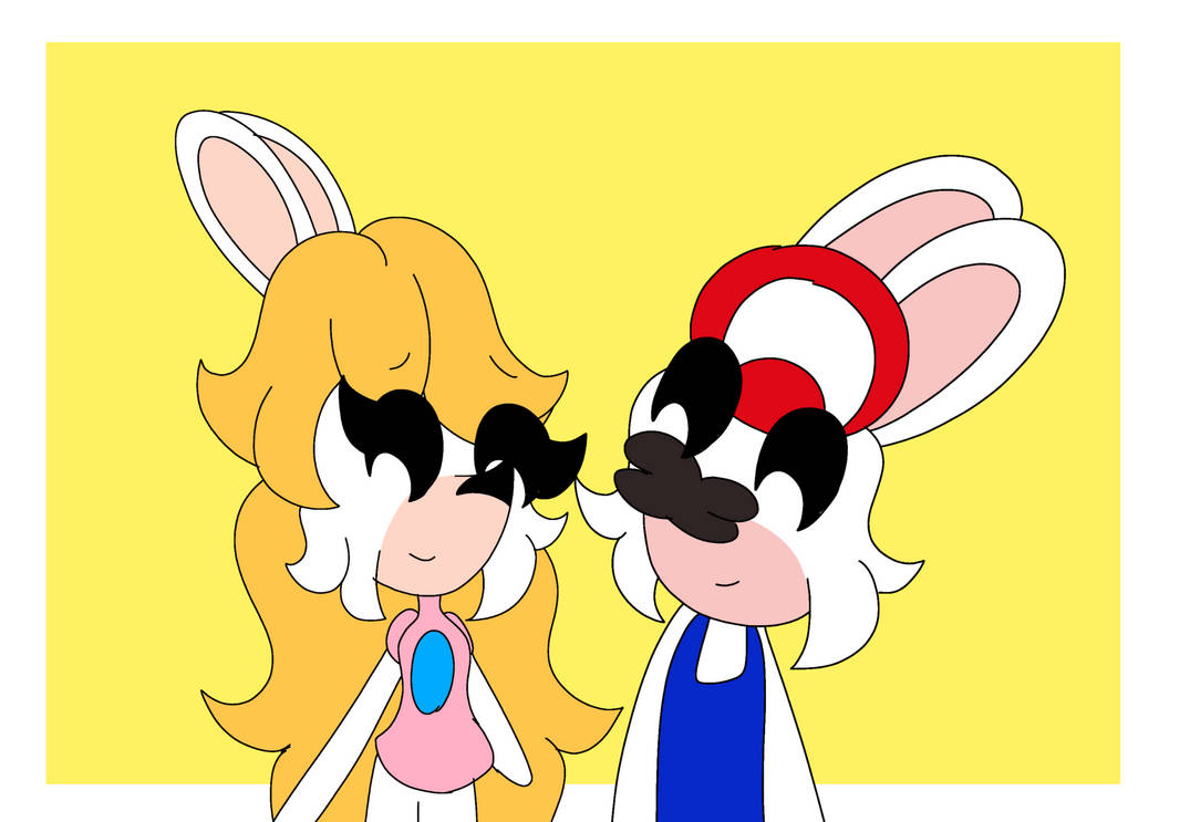 Mario X Rabbids Computer rabbid mario x rabbid peach by eeveerose340 on DeviantArt