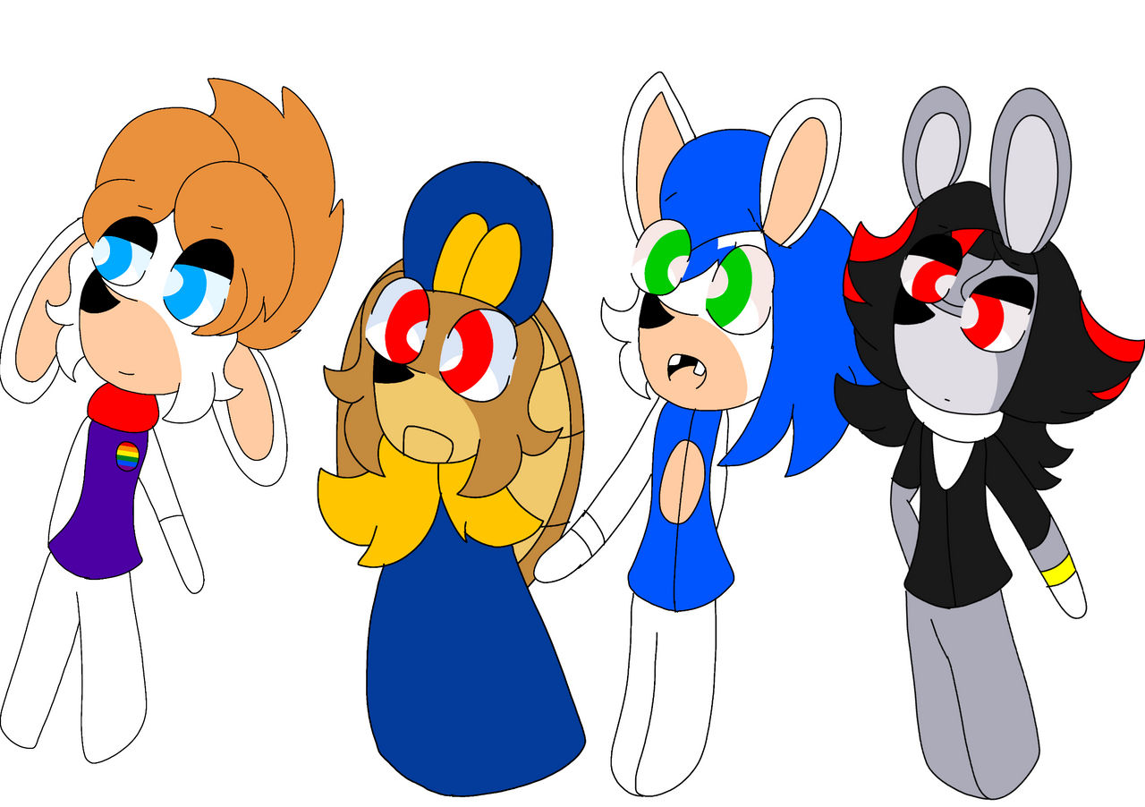 Rabbids Vs Rabbits Deviantart the rabbids counterparts by eeveerose340 on DeviantArt