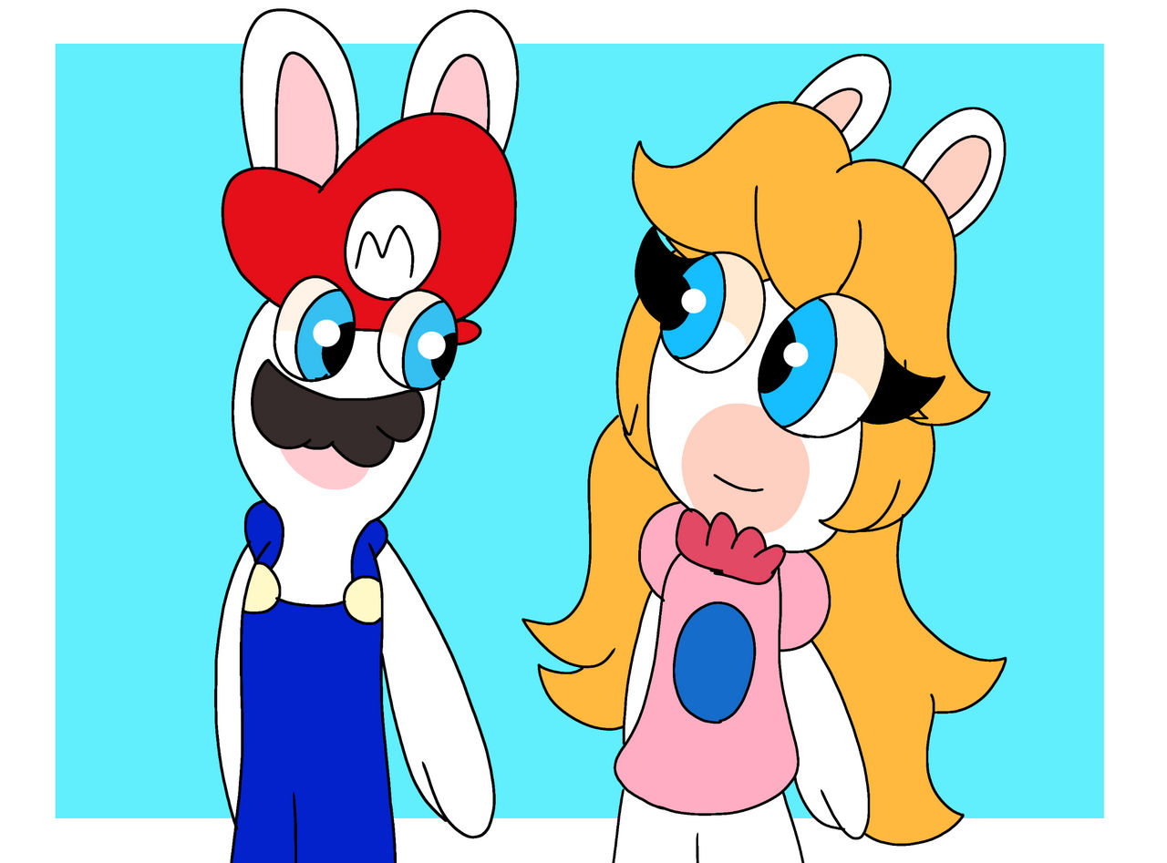 Mario X Rabbids Computer rabbid mario x rabbid peach by eeveerose340 on DeviantArt