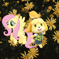 isabelle and fluttershy (ET)