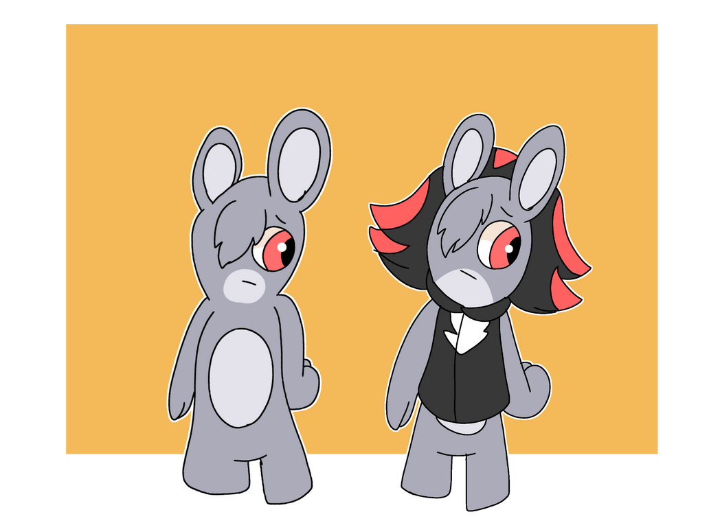 rabbid shadow (redesign) by eeveerose340 on DeviantArt