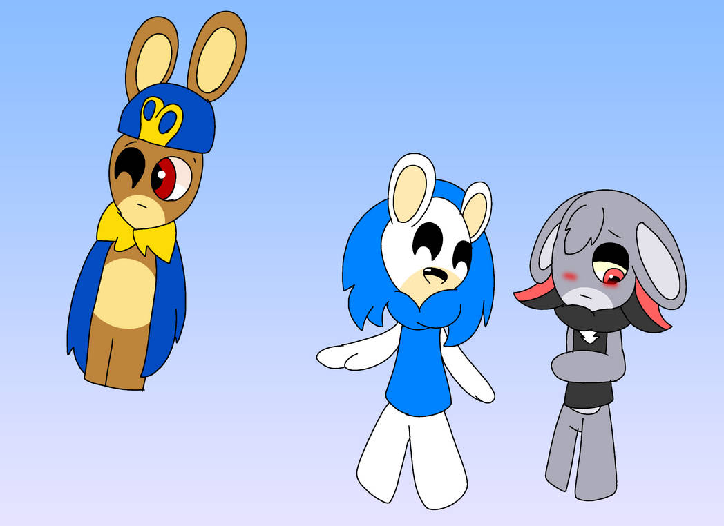 some rabbids art by eeveerose340 on DeviantArt