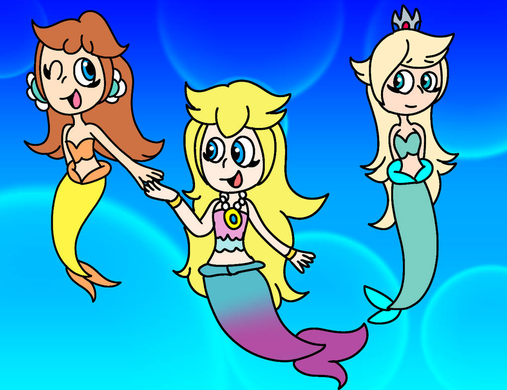 Trio Mermaid Friend by eeveerose340 on DeviantArt