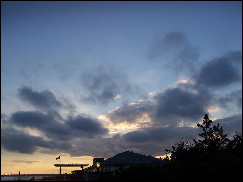 Clouds at sunset