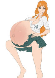 Pregnant Nami part 2