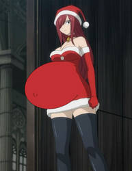 Erza is ho ho hoing her way to you. 