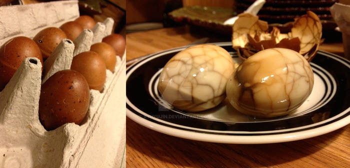 Edible Art - Marbled Tea Eggs