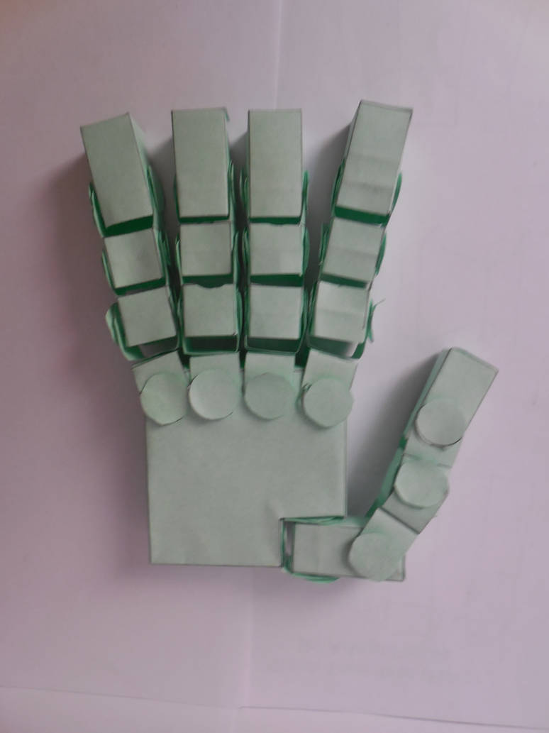 paper hand papercraft by secondaryleonardo on DeviantArt