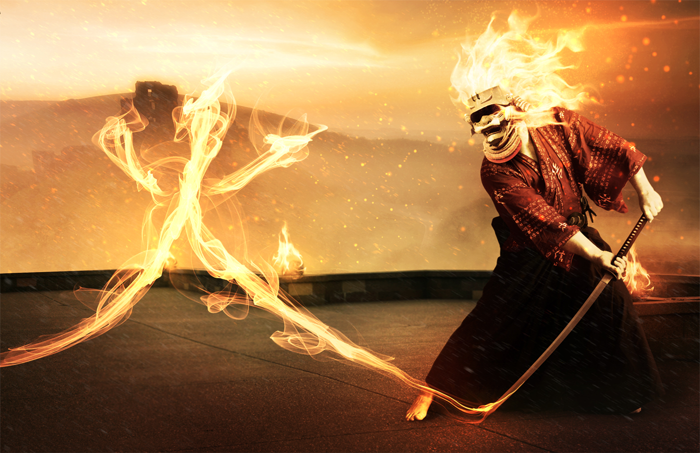 Fire Samurai by darylosaurus on DeviantArt