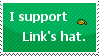 I Support Link's Hat Stamp by End--Quote