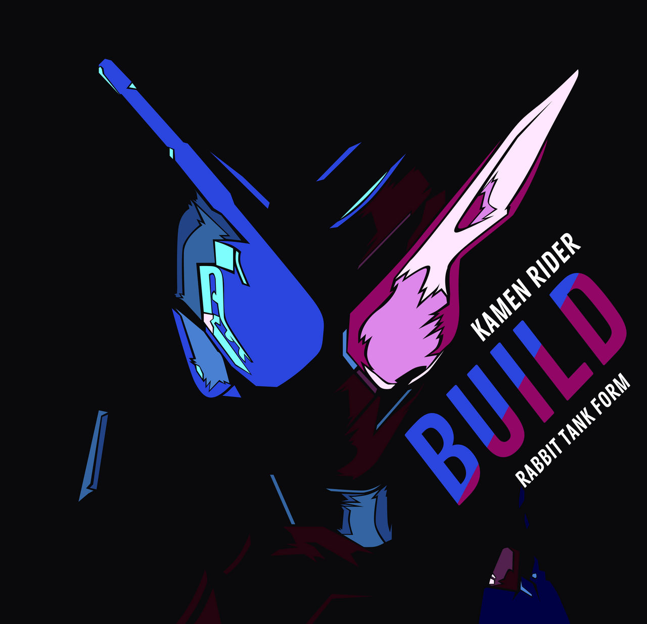 Kamen Rider Build Rabbit Tank Form by TMRYST on DeviantArt
