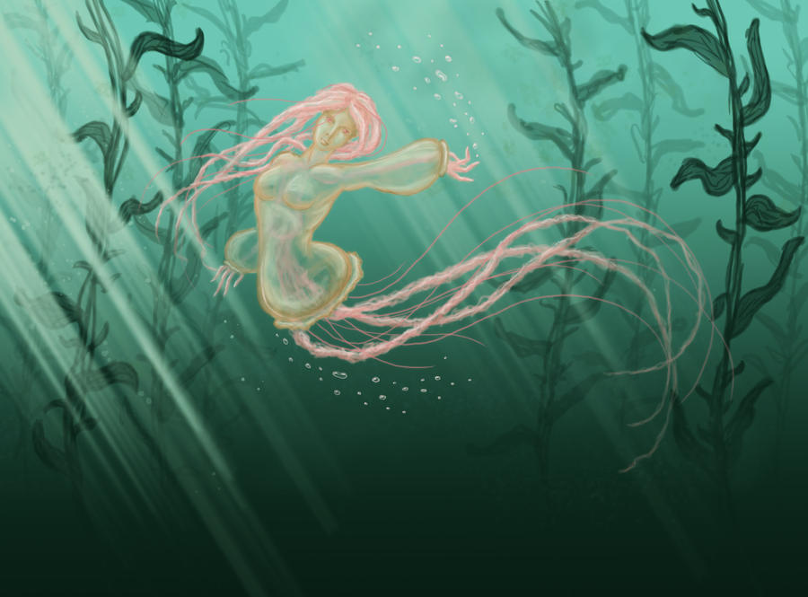 Jellyfish mermaid