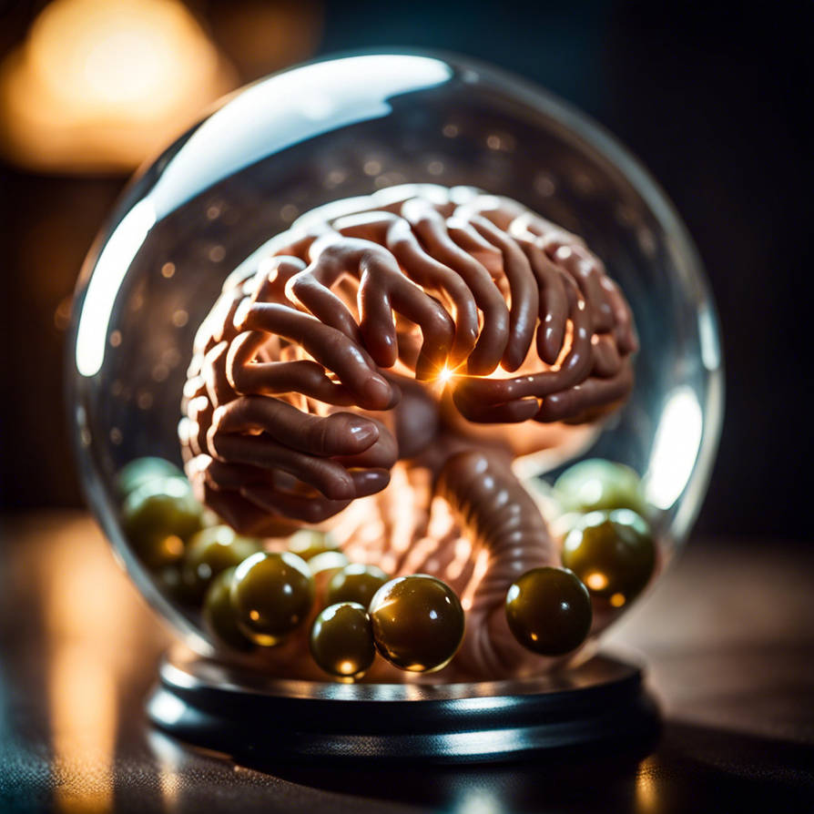 Brain Insect Parisite Animation Alien Brain Parasite In Glass Sphere by PromptDaddy on DeviantArt