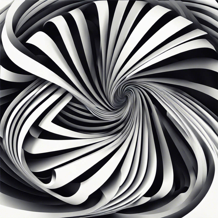 Draw a series of Escher-like infinite loops at the by PromptDaddy on ...