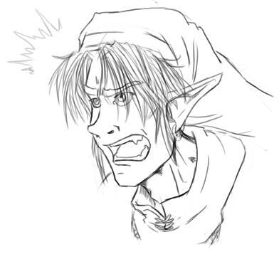 Angry Link by MazokuElfCuldil on DeviantArt