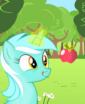 lyra loves apples