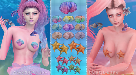 Ocean Bra Pasties | TS4