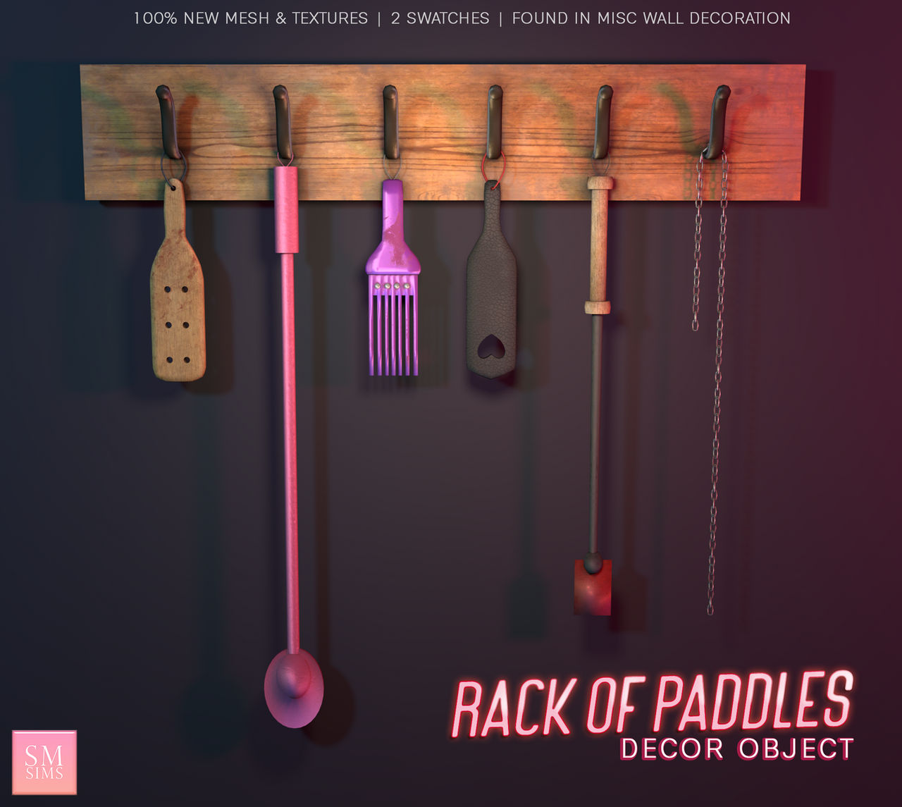 TS4 | Rack Of Paddles by SMsims on DeviantArt