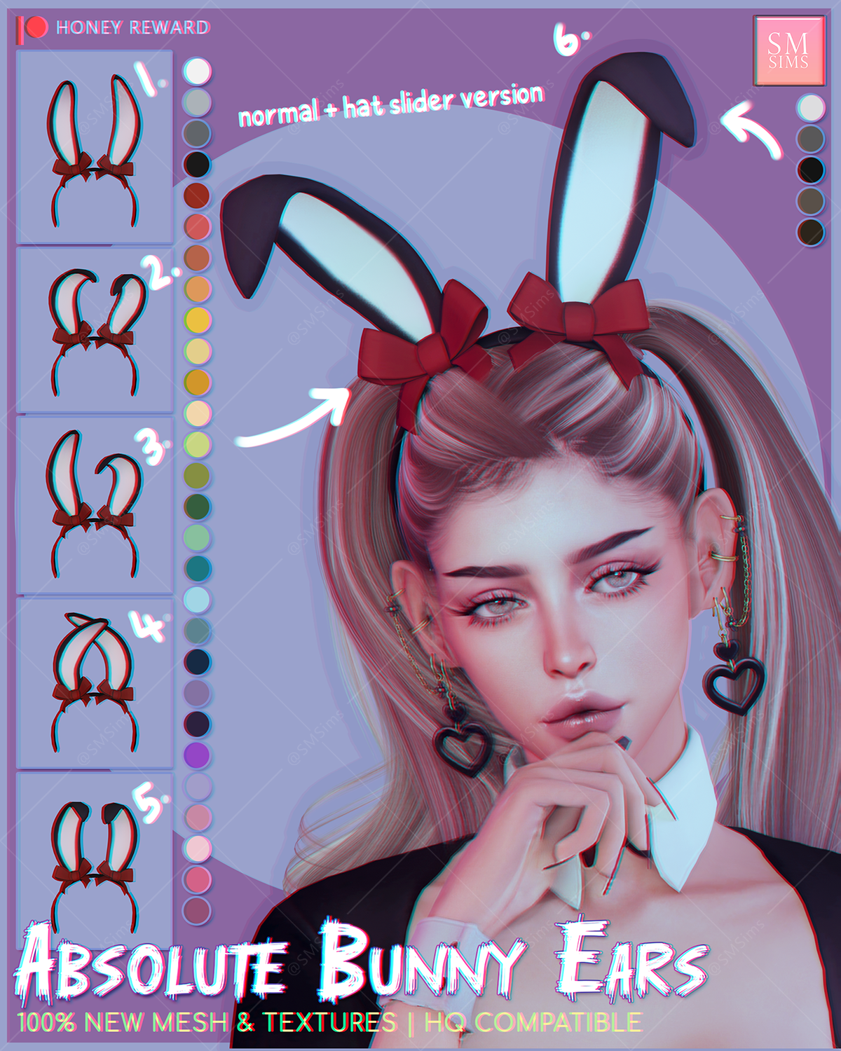 TS4 | Absolute Bunny Ears by SMsims on DeviantArt