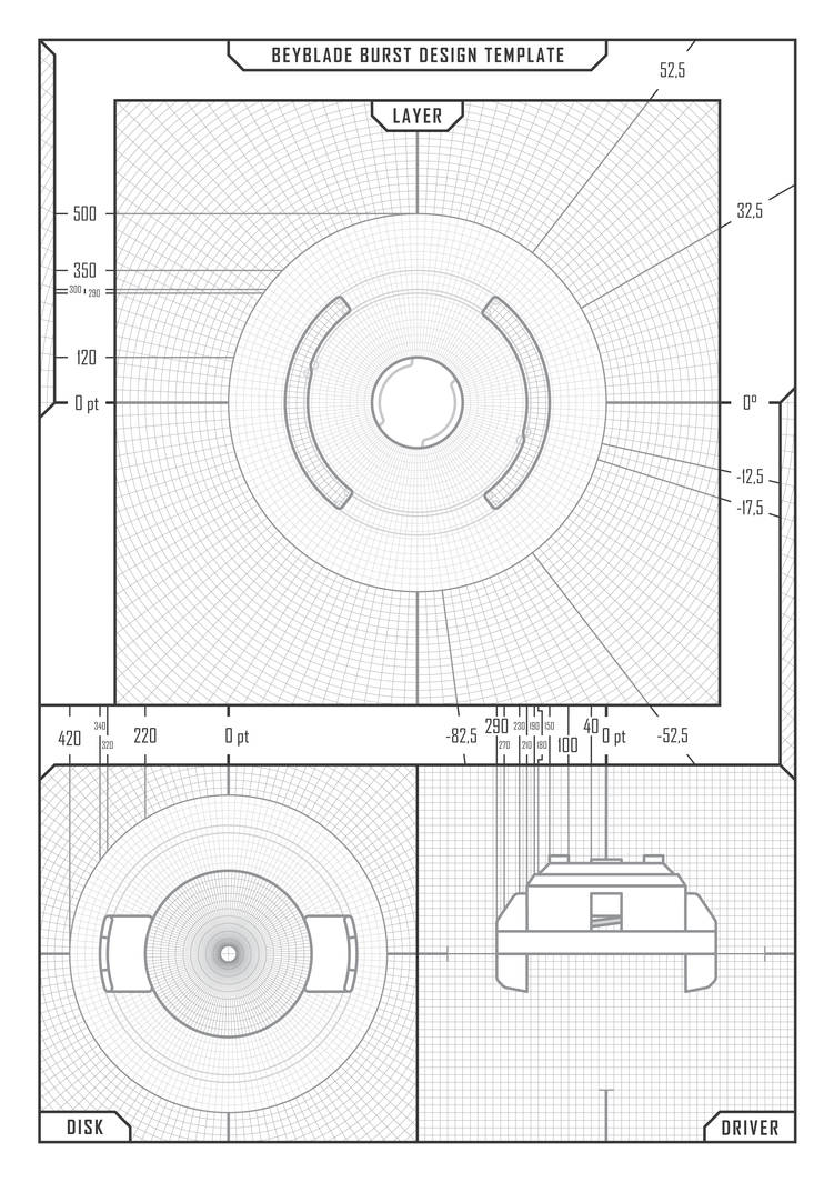 BEYBLADE BURST design template by model850 on DeviantArt