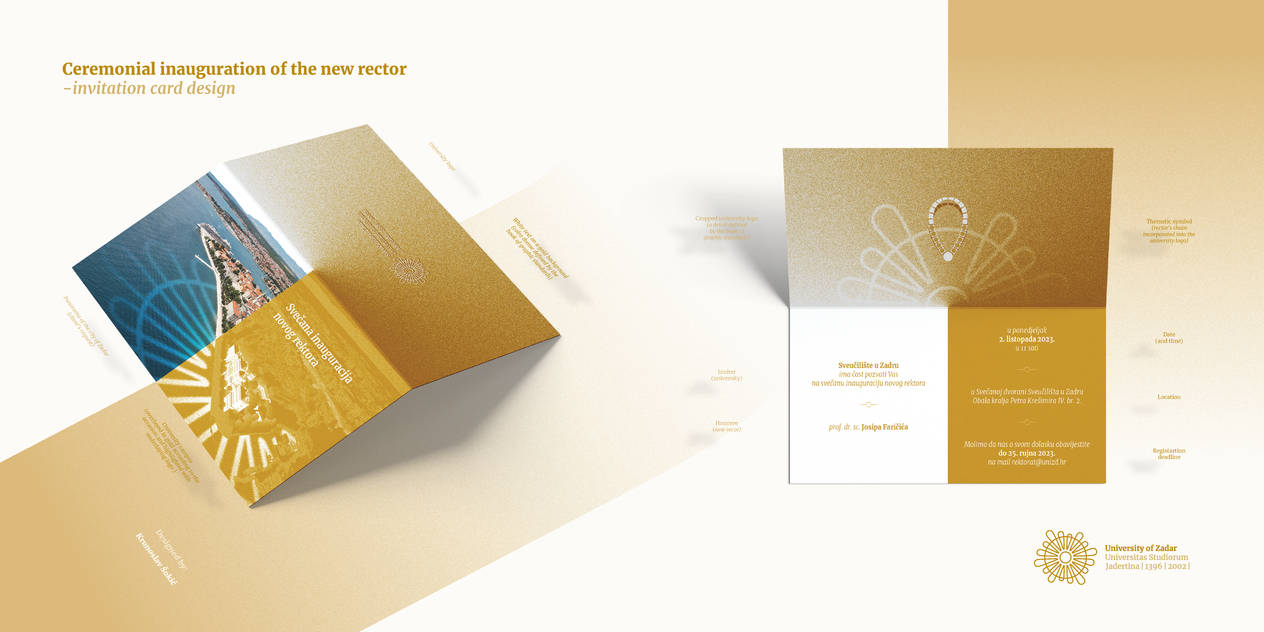 Inauguraton of the rector - invitation card design by model850 on ...