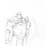 Alphonse Elric,pencil sketch