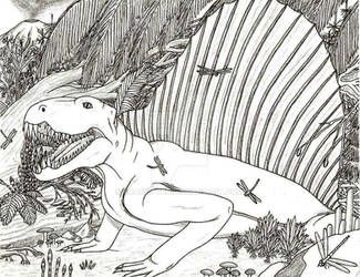 Dimetrodon in the Forest