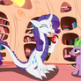 Alternate Universe - Spike and Rarity