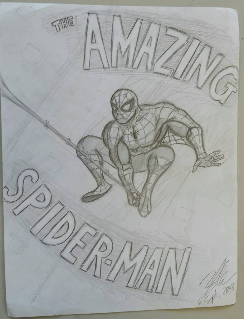 'The Amazing Spider-man' Sketch by zred99 on DeviantArt