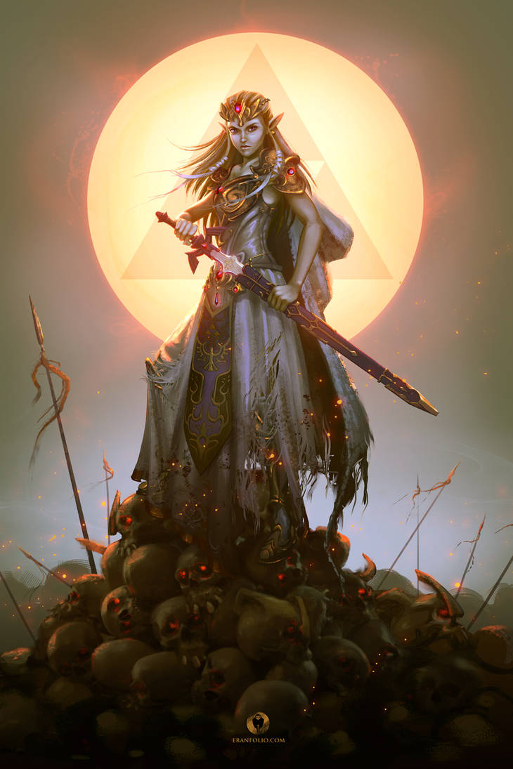 Zelda Conquers the Dark World by EranFowler