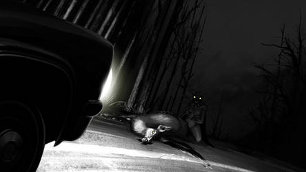 The Mothman Encounter by EranFowler