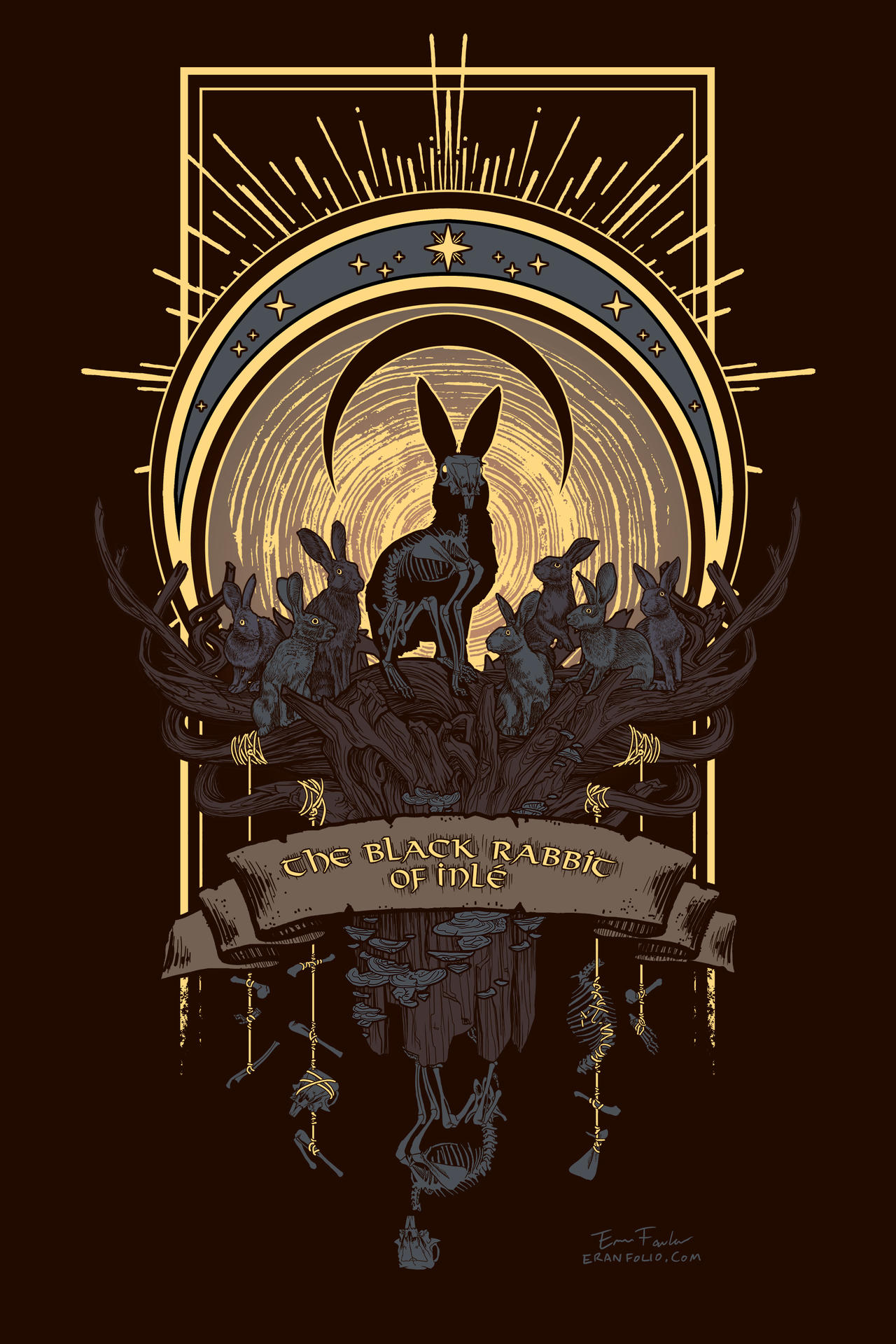 Black Rabbit Wallpaper