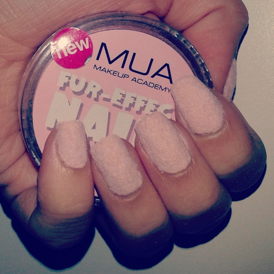 Pink Fur Effect Nails