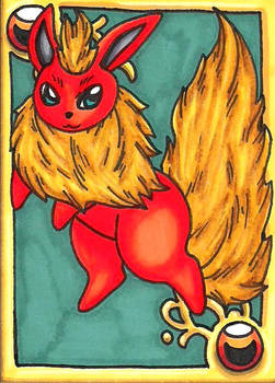 Flareon Gold ACEO