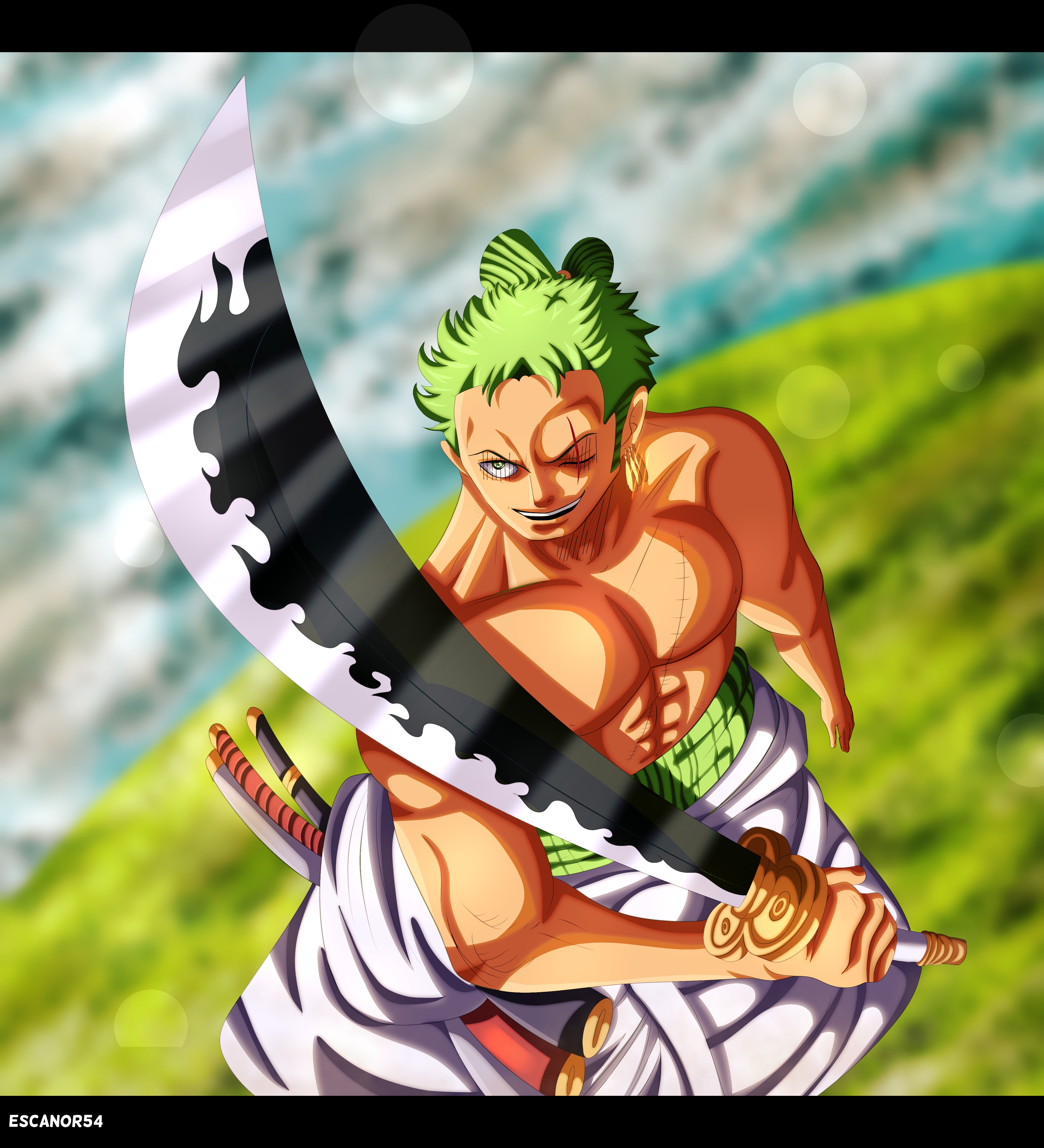 One Piece: Zoro and Enma [Fanart] by Inhus on DeviantArt