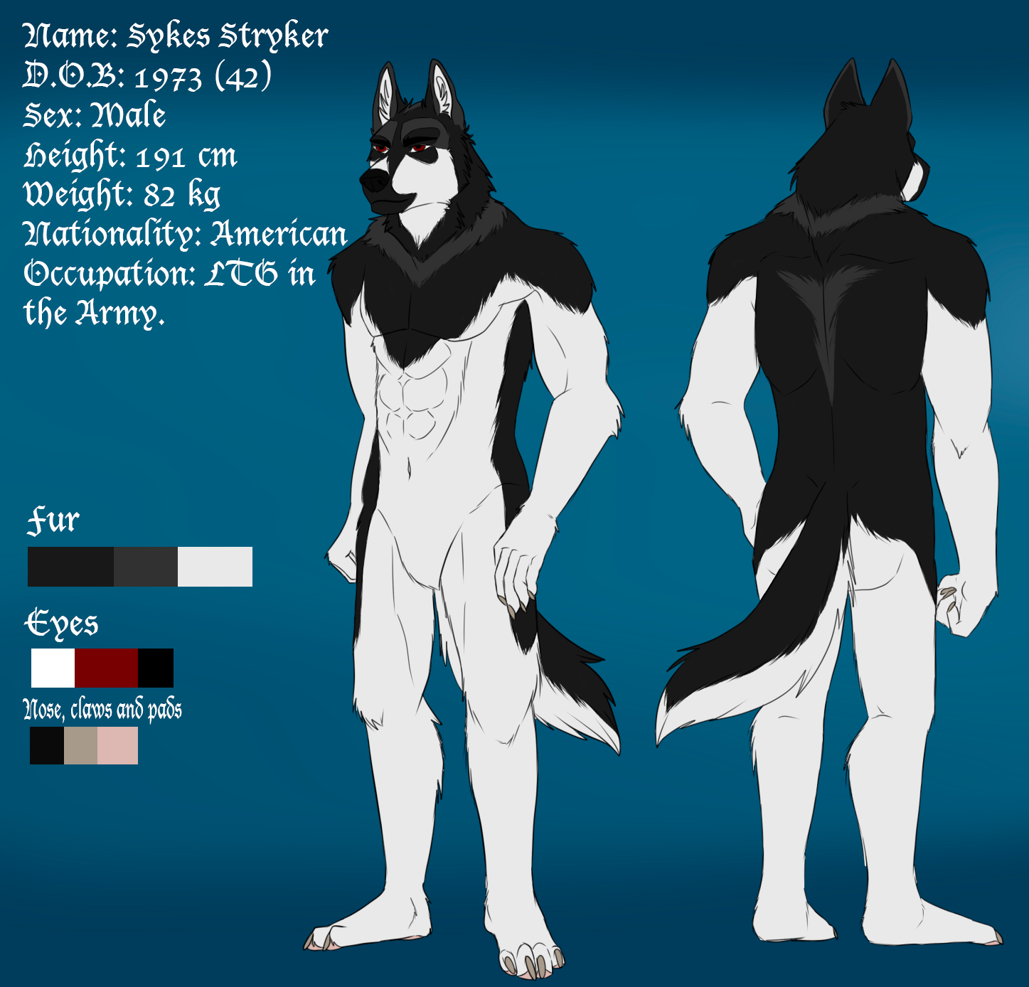 Sykes Stryker Reference Sheet 2015