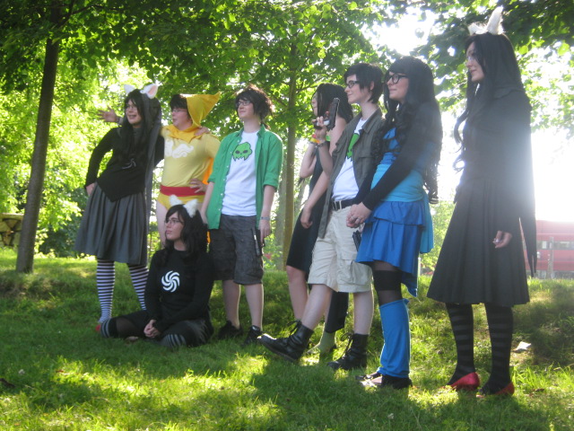 Homestuck cosplayers