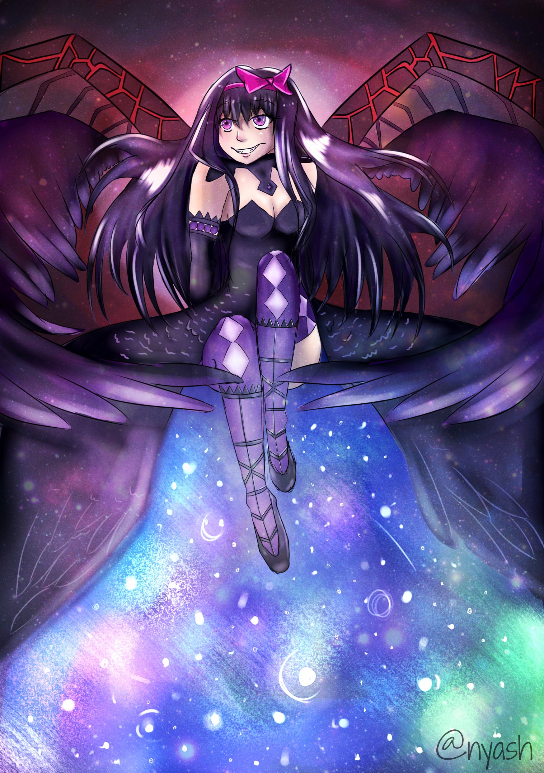 Fan Art Homura Akemi The Devlish Space By Kawaii light On DeviantArt fan-art-homura-akemi-the-devlish-space-by-kawaii-light-on-deviantart