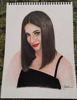 anne curtis colored portrait