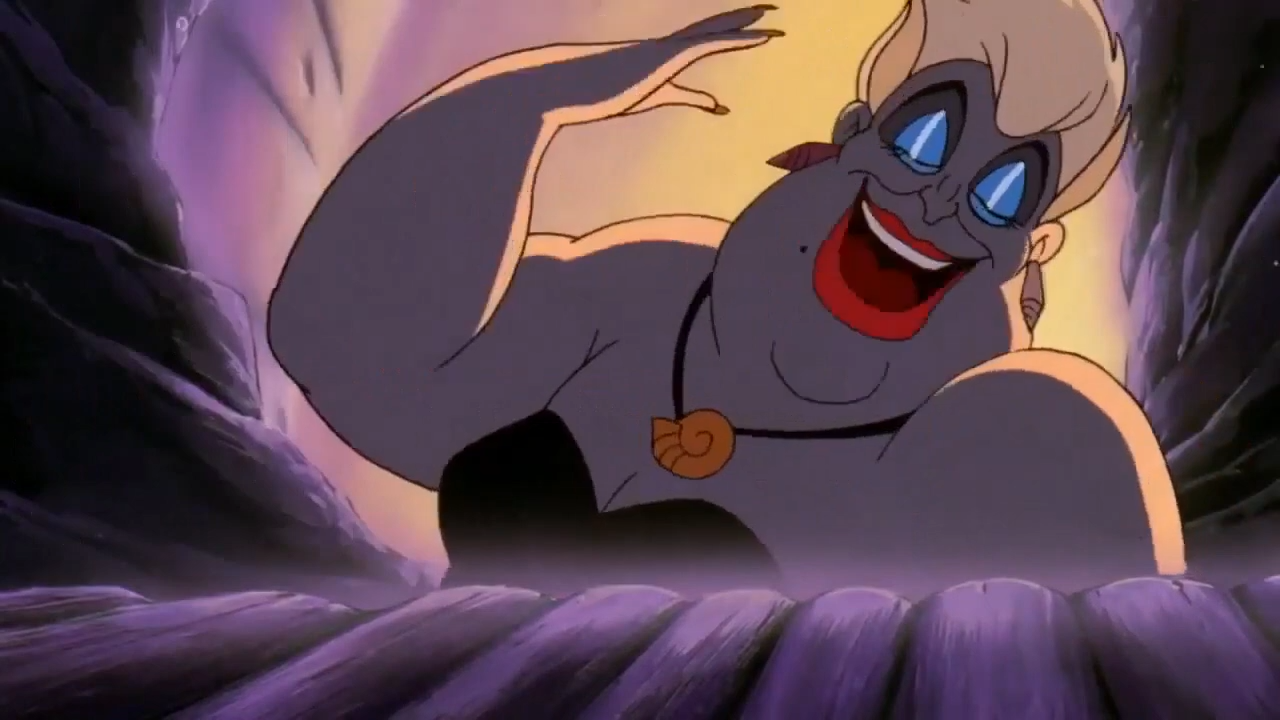 Ursula throwing a potion by postulsanjr on DeviantArt