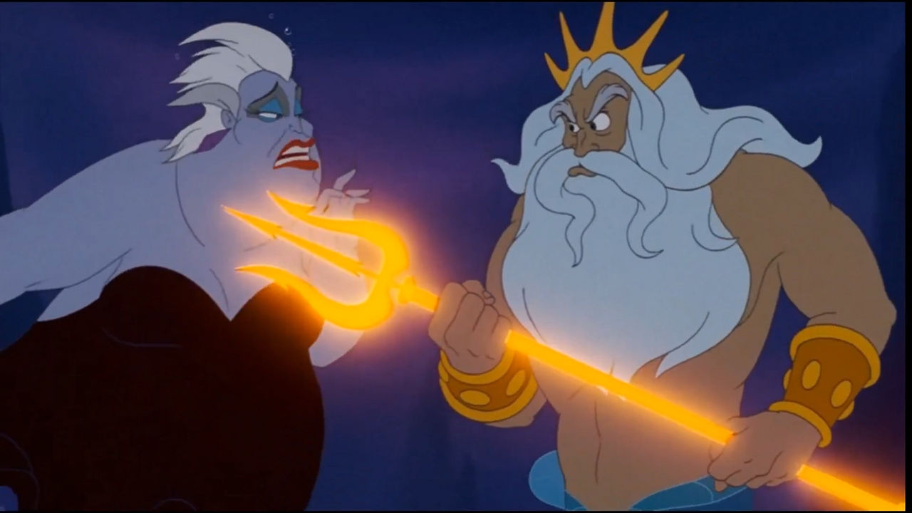 Ursula speaks to triton by postulsanjr on DeviantArt