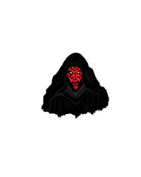 Darth Maul fan art with quick new brush edit